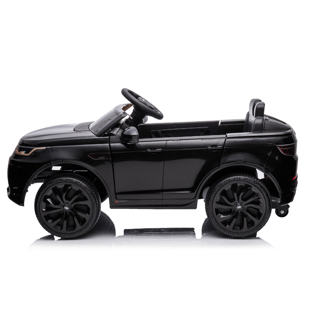 Licensed Land Rover Ηλεκτροκίνητο Παιδικό Αυτοκίνητο 12V – Με Τηλεχειριστήριο, Bluetooth, LED Φώτα & Ανοιγόμενες Πόρτες - ΜΑΥΡΟ - Image 2