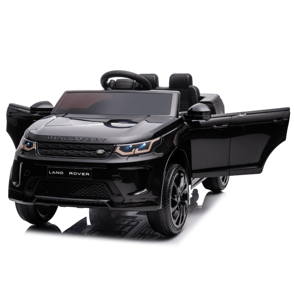 Licensed Land Rover Ηλεκτροκίνητο Παιδικό Αυτοκίνητο 12V – Με Τηλεχειριστήριο, Bluetooth, LED Φώτα & Ανοιγόμενες Πόρτες - ΜΑΥΡΟ - Image 6
