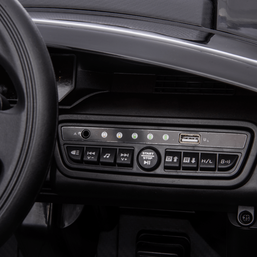 Licensed Land Rover Ηλεκτροκίνητο Παιδικό Αυτοκίνητο 12V – Με Τηλεχειριστήριο, Bluetooth, LED Φώτα & Ανοιγόμενες Πόρτες - ΜΑΥΡΟ - Image 9