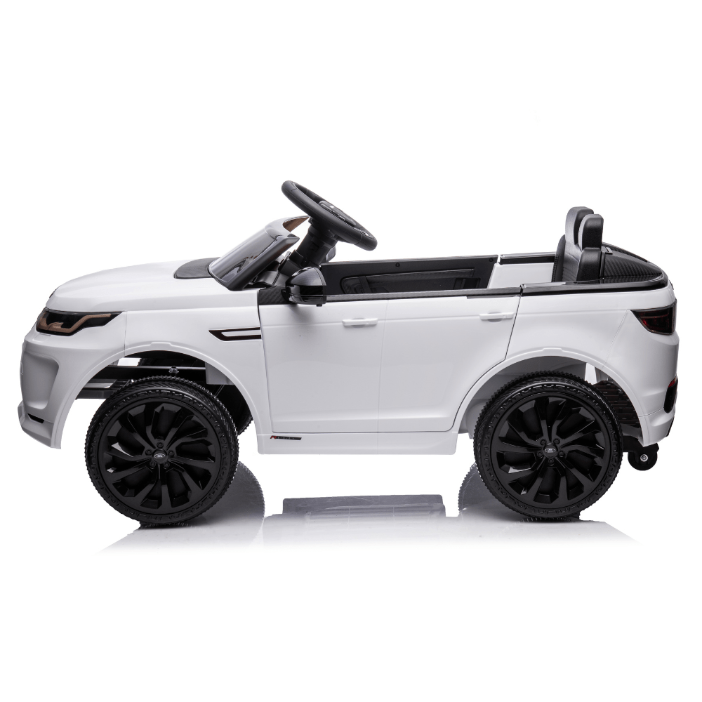 Licensed Land Rover Ηλεκτροκίνητο Παιδικό Αυτοκίνητο 12V – Με Τηλεχειριστήριο, Bluetooth, LED Φώτα & Ανοιγόμενες Πόρτες - ΛΕΥΚΟ - Image 2
