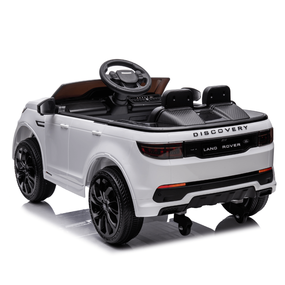 Licensed Land Rover Ηλεκτροκίνητο Παιδικό Αυτοκίνητο 12V – Με Τηλεχειριστήριο, Bluetooth, LED Φώτα & Ανοιγόμενες Πόρτες - ΛΕΥΚΟ - Image 3