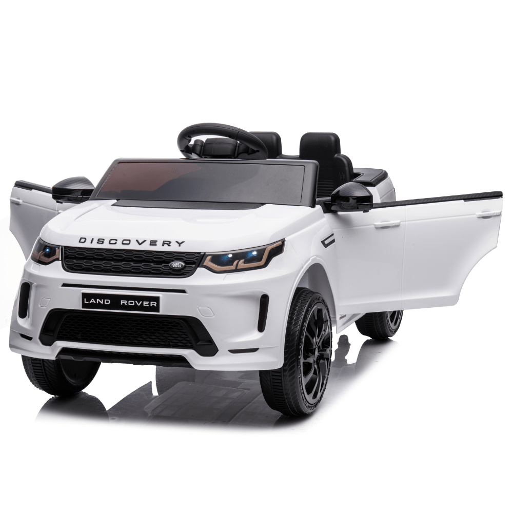Licensed Land Rover Ηλεκτροκίνητο Παιδικό Αυτοκίνητο 12V – Με Τηλεχειριστήριο, Bluetooth, LED Φώτα & Ανοιγόμενες Πόρτες - ΛΕΥΚΟ - Image 6