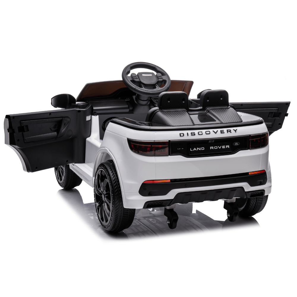 Licensed Land Rover Ηλεκτροκίνητο Παιδικό Αυτοκίνητο 12V – Με Τηλεχειριστήριο, Bluetooth, LED Φώτα & Ανοιγόμενες Πόρτες - ΛΕΥΚΟ - Image 7