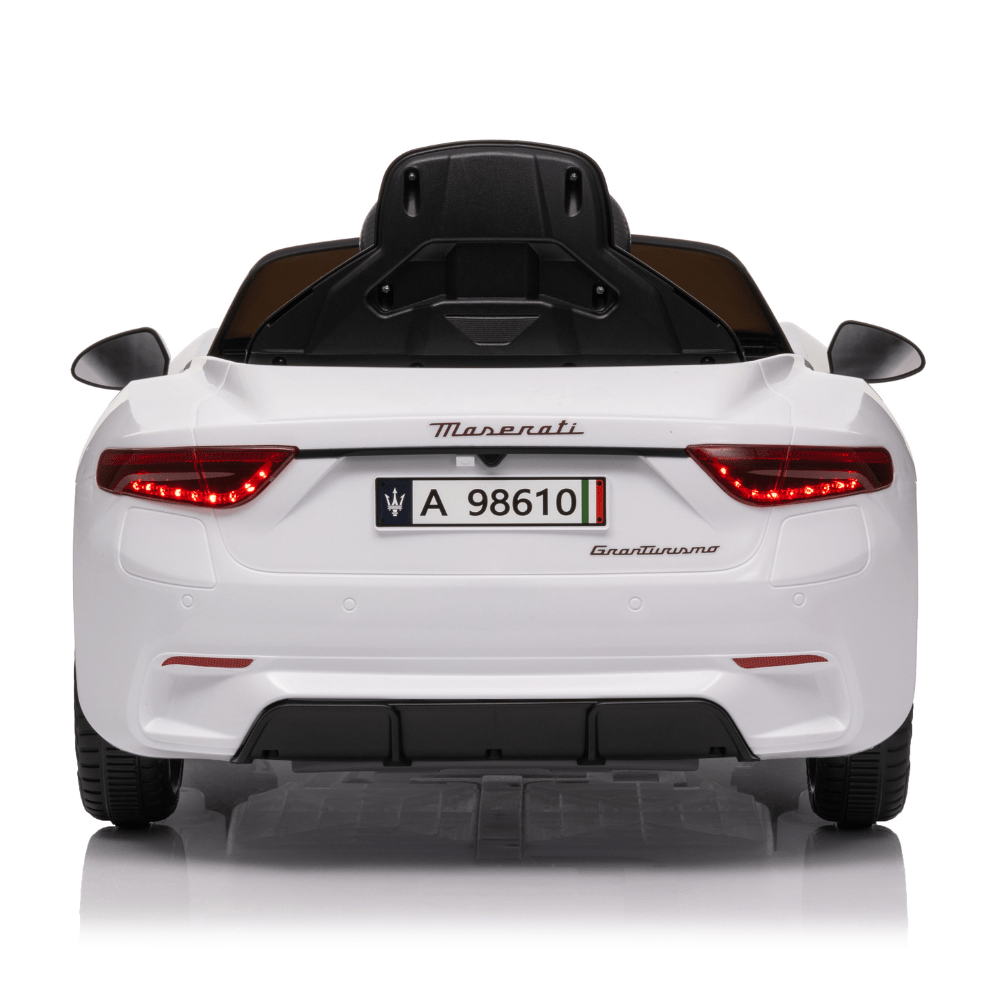Licensed Maserati Ηλεκτροκίνητο Παιδικό Αυτοκίνητο 12V – Με Τηλεχειριστήριο, Bluetooth, LED Φώτα & Ανοιγόμενες Πόρτες - ΛΕΥΚΟ - Image 5