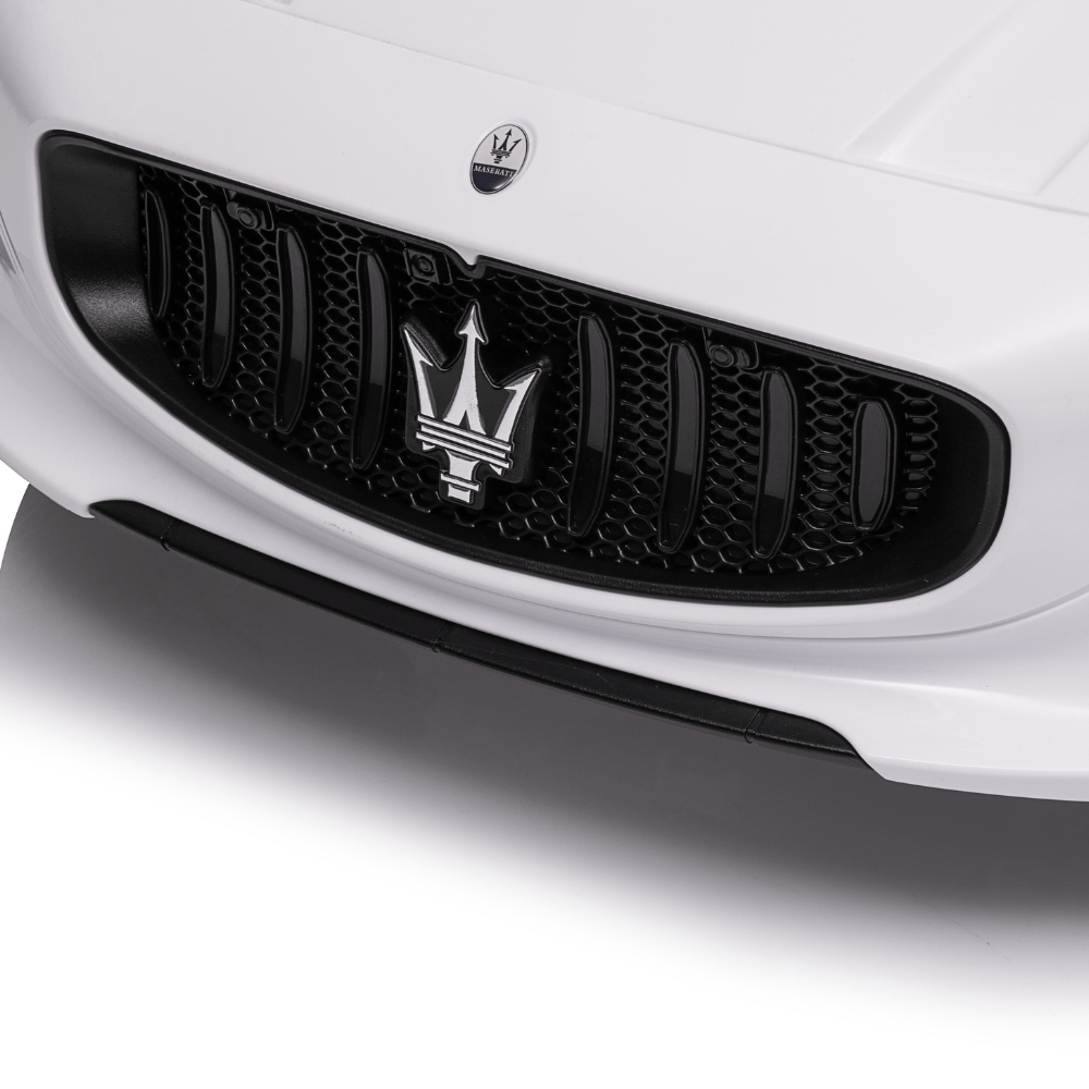 Licensed Maserati Ηλεκτροκίνητο Παιδικό Αυτοκίνητο 12V – Με Τηλεχειριστήριο, Bluetooth, LED Φώτα & Ανοιγόμενες Πόρτες - ΛΕΥΚΟ - Image 8
