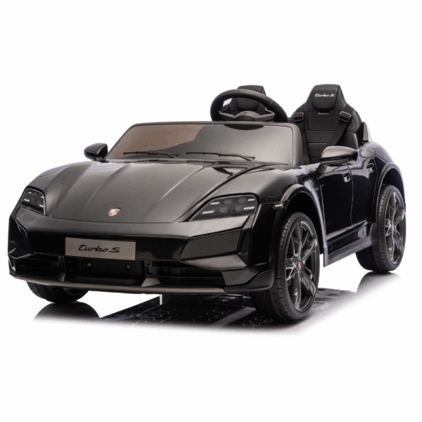 Licensed Porsche Taycan Ηλεκτροκίνητο Παιδικό Αυτοκίνητο 12V – Με Τηλεχειριστήριο, EVA Τροχούς & Ανάρτηση - ΜΑΥΡΟ