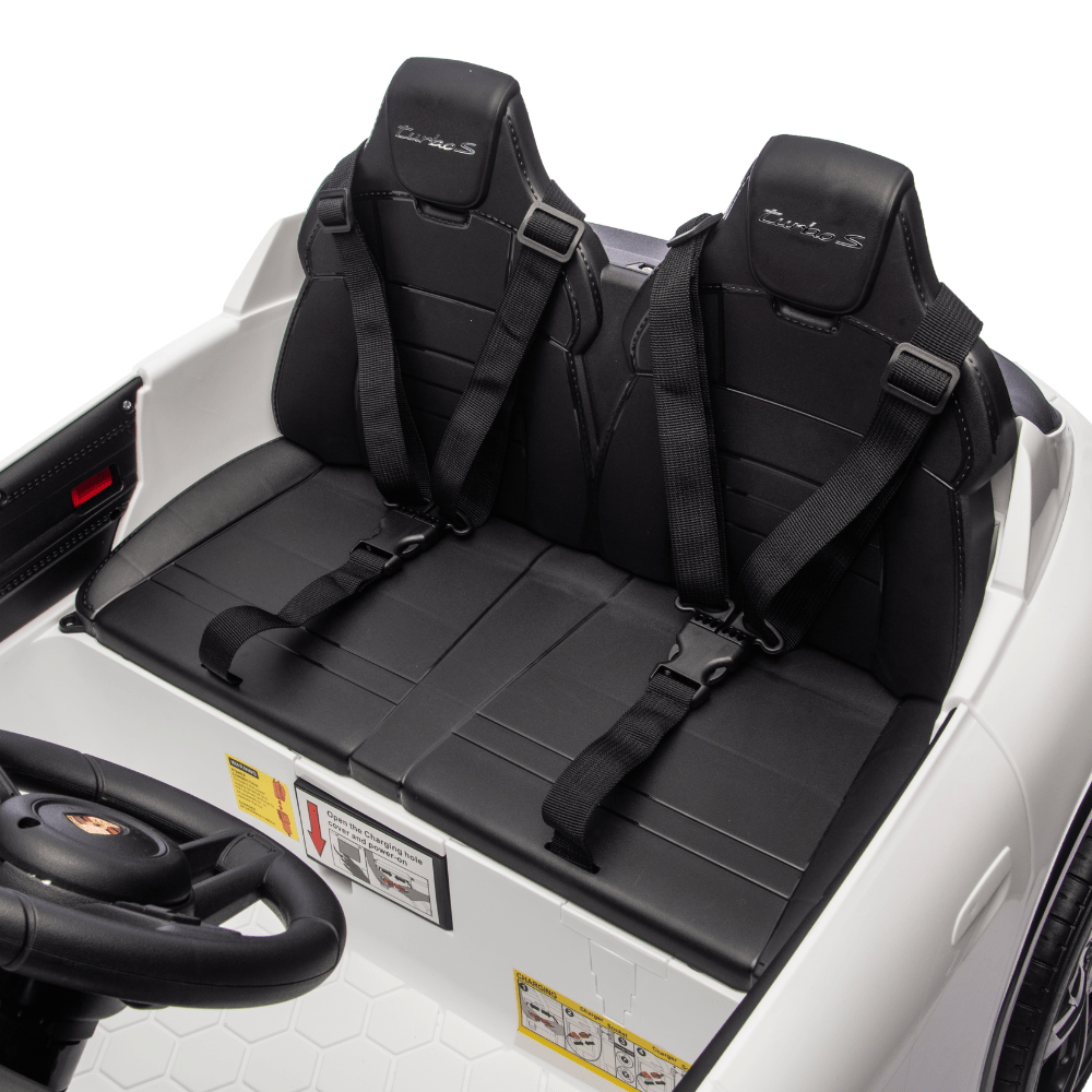 Licensed Porsche Taycan Ηλεκτροκίνητο Παιδικό Αυτοκίνητο 12V – Με Τηλεχειριστήριο, EVA Τροχούς & Ανάρτηση - ΛΕΥΚΟ - Image 10