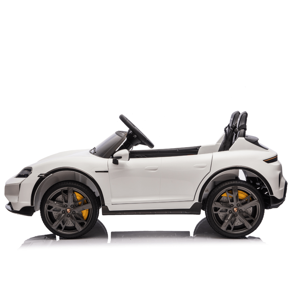 Licensed Porsche Taycan Ηλεκτροκίνητο Παιδικό Αυτοκίνητο 12V – Με Τηλεχειριστήριο, EVA Τροχούς & Ανάρτηση - ΛΕΥΚΟ - Image 4