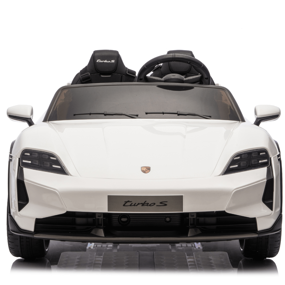 Licensed Porsche Taycan Ηλεκτροκίνητο Παιδικό Αυτοκίνητο 12V – Με Τηλεχειριστήριο, EVA Τροχούς & Ανάρτηση - ΛΕΥΚΟ - Image 5