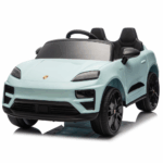 Licensed Porsche Macan Ηλεκτροκίνητο Παιδικό Αυτοκίνητο 12V – Με Τηλεχειριστήριο, Δερμάτινο Κάθισμα, EVA Τροχούς & Bluetooth ΣΑΜΠΑΝΙ ΜΠΛΕ