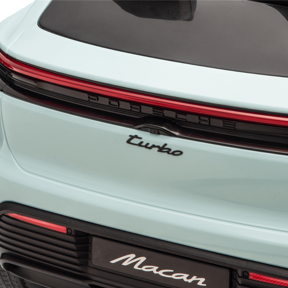 Licensed Porsche Macan Ηλεκτροκίνητο Παιδικό Αυτοκίνητο 12V – Με Τηλεχειριστήριο, Δερμάτινο Κάθισμα, EVA Τροχούς & Bluetooth ΣΑΜΠΑΝΙ ΜΠΛΕ - Image 10