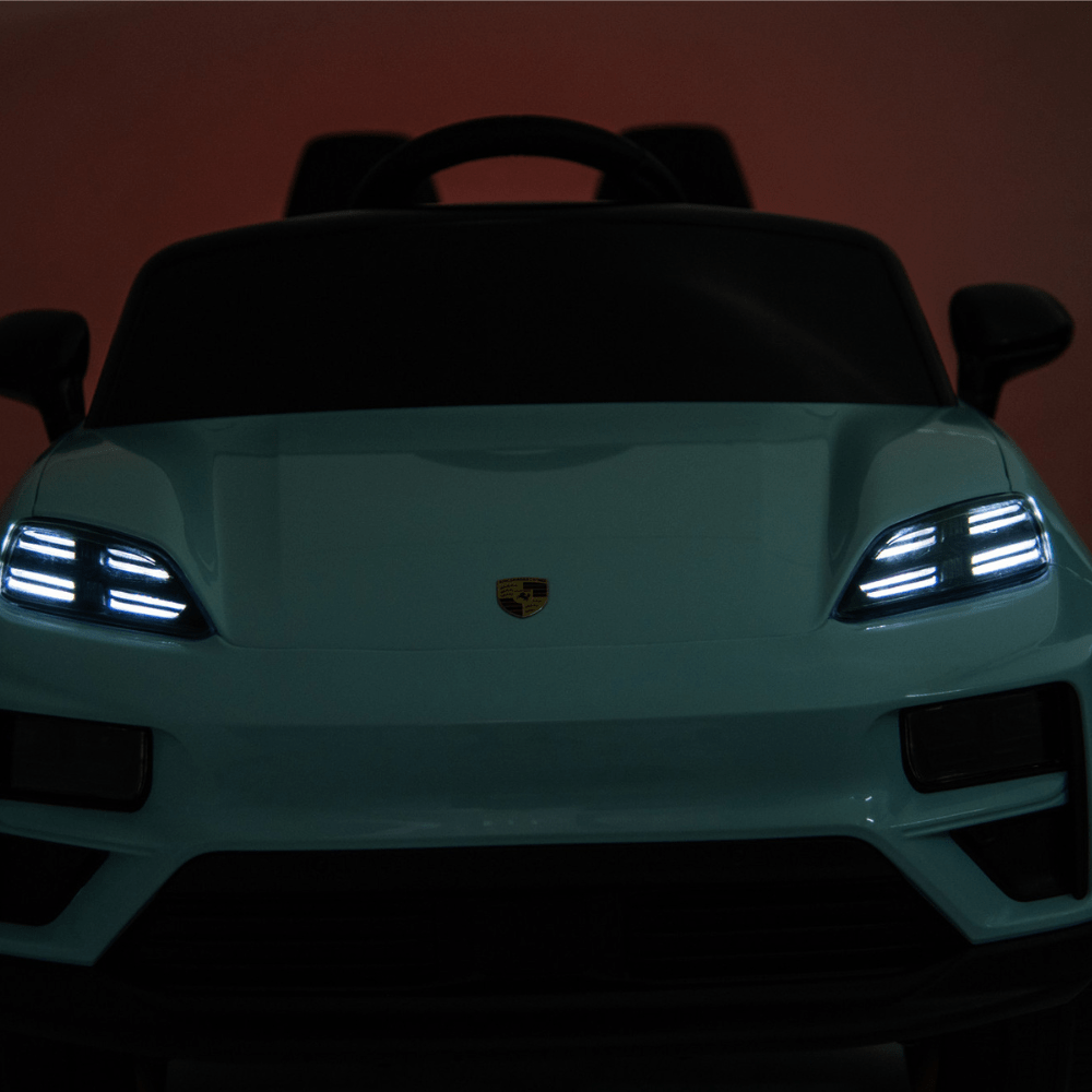 Licensed Porsche Macan Ηλεκτροκίνητο Παιδικό Αυτοκίνητο 12V – Με Τηλεχειριστήριο, Δερμάτινο Κάθισμα, EVA Τροχούς & Bluetooth ΣΑΜΠΑΝΙ ΜΠΛΕ - Image 14