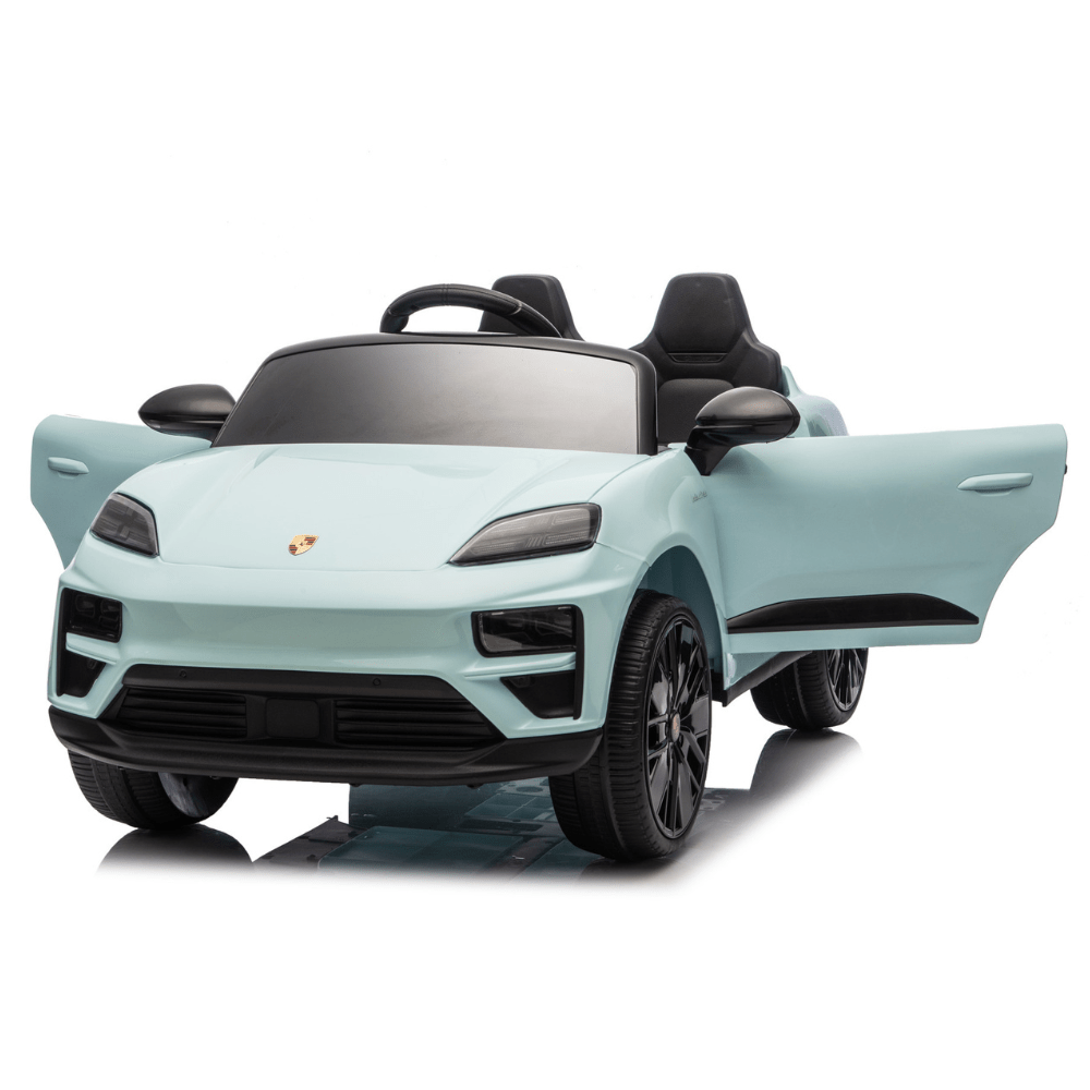 Licensed Porsche Macan Ηλεκτροκίνητο Παιδικό Αυτοκίνητο 12V – Με Τηλεχειριστήριο, Δερμάτινο Κάθισμα, EVA Τροχούς & Bluetooth ΣΑΜΠΑΝΙ ΜΠΛΕ - Image 6