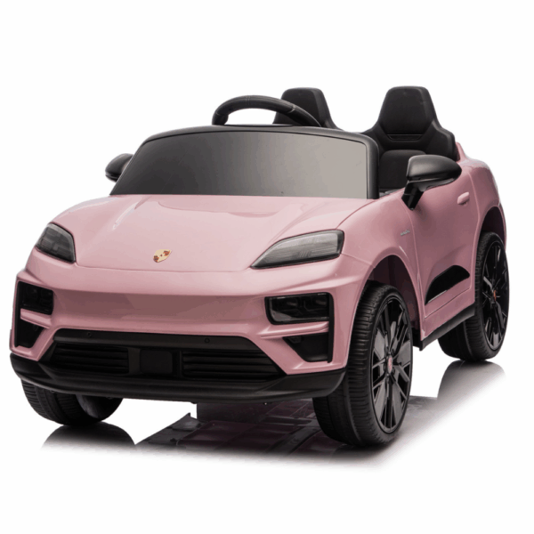 Licensed Porsche Macan Ηλεκτροκίνητο Παιδικό Αυτοκίνητο 12V – Με Τηλεχειριστήριο, Δερμάτινο Κάθισμα, EVA Τροχούς & Bluetooth ΣΑΜΠΑΝΙ ΡΟΖ
