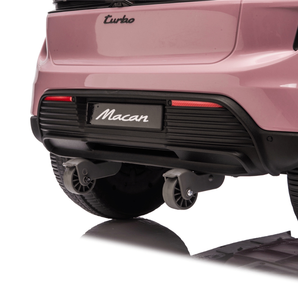 Licensed Porsche Macan Ηλεκτροκίνητο Παιδικό Αυτοκίνητο 12V – Με Τηλεχειριστήριο, Δερμάτινο Κάθισμα, EVA Τροχούς & Bluetooth ΣΑΜΠΑΝΙ ΡΟΖ - Image 13