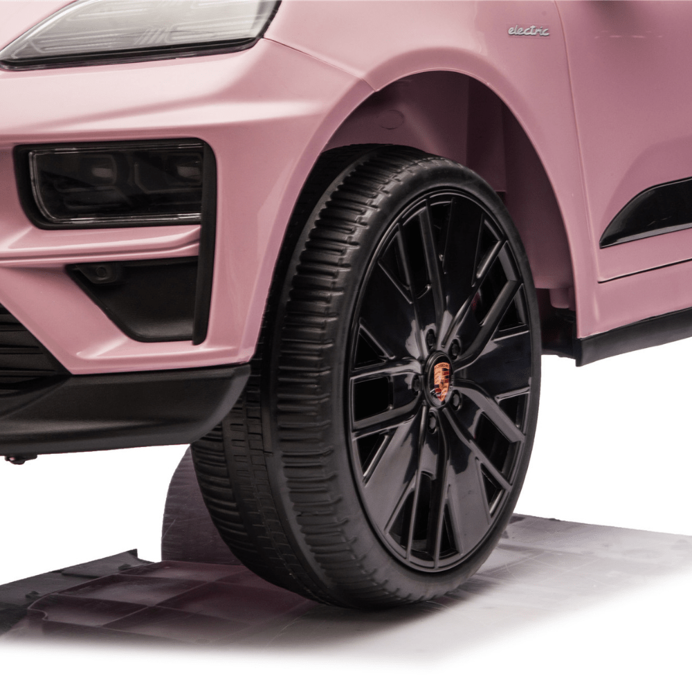 Licensed Porsche Macan Ηλεκτροκίνητο Παιδικό Αυτοκίνητο 12V – Με Τηλεχειριστήριο, Δερμάτινο Κάθισμα, EVA Τροχούς & Bluetooth ΣΑΜΠΑΝΙ ΡΟΖ - Image 9