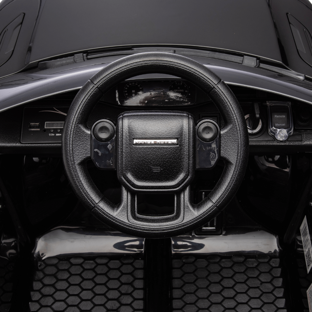 Licensed Range Rover Evoque Ηλεκτροκίνητο Παιδικό Αυτοκίνητο 12V – Με Τηλεχειριστήριο, Bluetooth, MP3 & LED Φώτα ΜΑΥΡΟ - Image 13