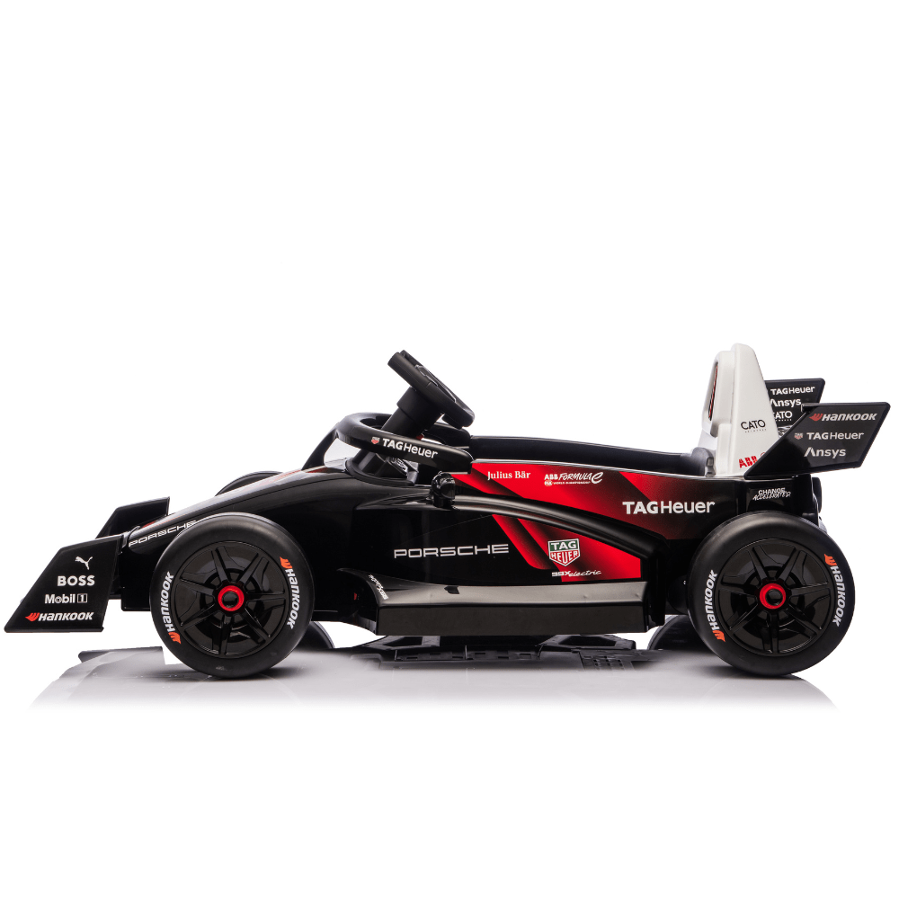 Licensed Porsche Formula E 711 Ηλεκτροκίνητο Παιδικό Μονοθέσιο 12V – Με Τηλεχειριστήριο, Ανάρτηση, MP3 & LED Φώτα - ΚΟΚΚΙΝΟ - Image 2