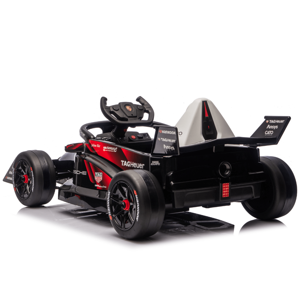 Licensed Porsche Formula E 711 Ηλεκτροκίνητο Παιδικό Μονοθέσιο 12V – Με Τηλεχειριστήριο, Ανάρτηση, MP3 & LED Φώτα - ΚΟΚΚΙΝΟ - Image 3