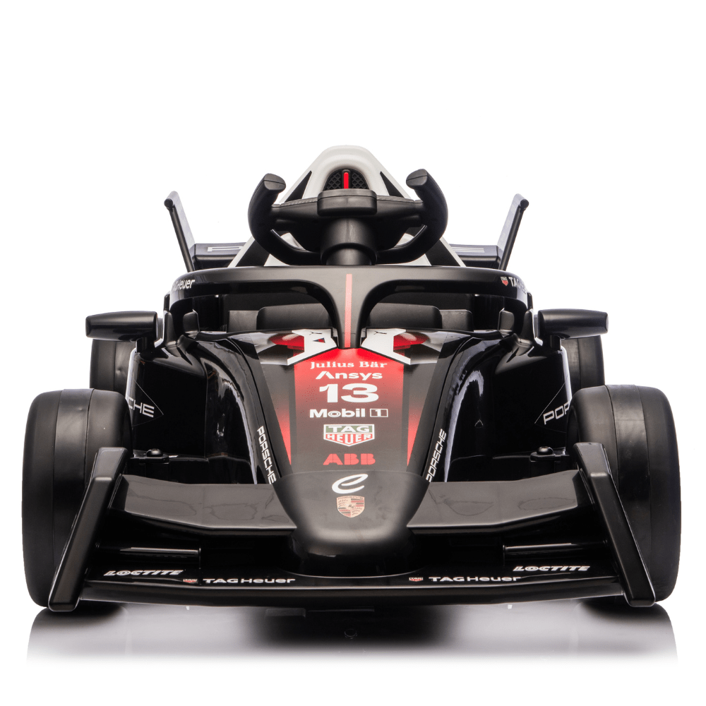 Licensed Porsche Formula E 711 Ηλεκτροκίνητο Παιδικό Μονοθέσιο 12V – Με Τηλεχειριστήριο, Ανάρτηση, MP3 & LED Φώτα - ΚΟΚΚΙΝΟ - Image 4