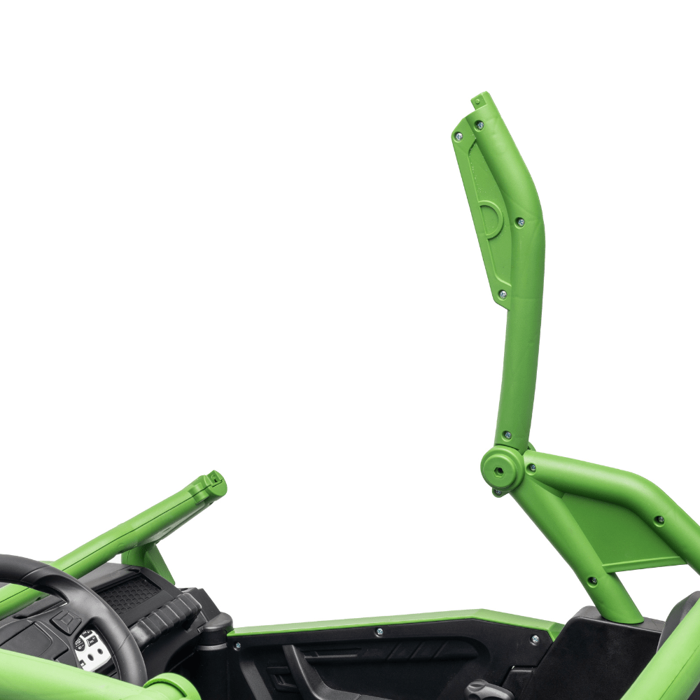 Ηλεκτροκίνητο Παιδικό Buggy UTV 12V – Με Τηλεχειριστήριο, EVA Τροχούς, MP3, USB & Ανάρτηση 4 Τροχών - ΠΡΑΣΙΝΟ - Image 10