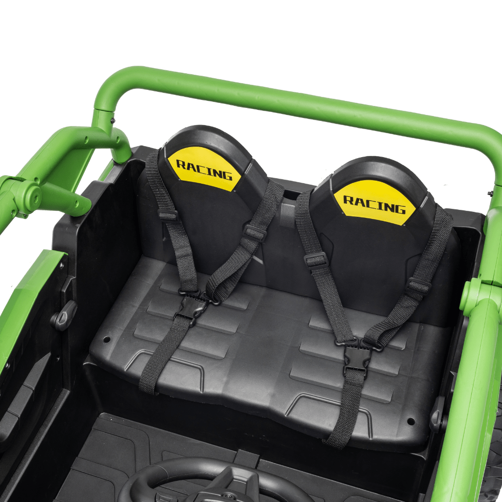 Ηλεκτροκίνητο Παιδικό Buggy UTV 12V – Με Τηλεχειριστήριο, EVA Τροχούς, MP3, USB & Ανάρτηση 4 Τροχών - ΠΡΑΣΙΝΟ - Image 12