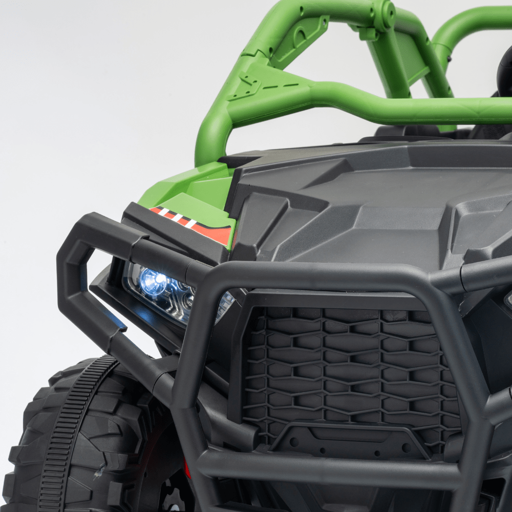 Ηλεκτροκίνητο Παιδικό Buggy UTV 12V – Με Τηλεχειριστήριο, EVA Τροχούς, MP3, USB & Ανάρτηση 4 Τροχών - ΠΡΑΣΙΝΟ - Image 7