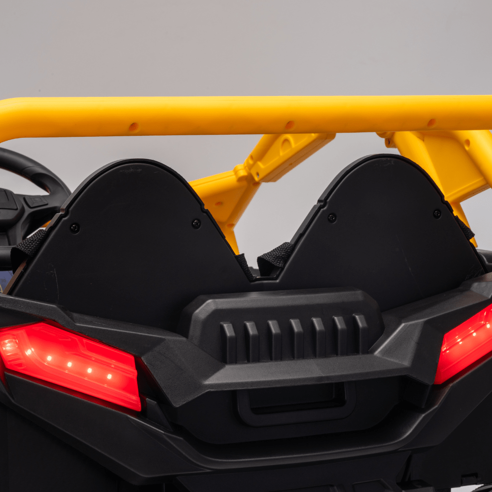 Ηλεκτροκίνητο Παιδικό Buggy UTV 12V – Με Τηλεχειριστήριο, EVA Τροχούς, MP3, USB & Ανάρτηση 4 Τροχών - ΛΕΥΚΟ - Image 12