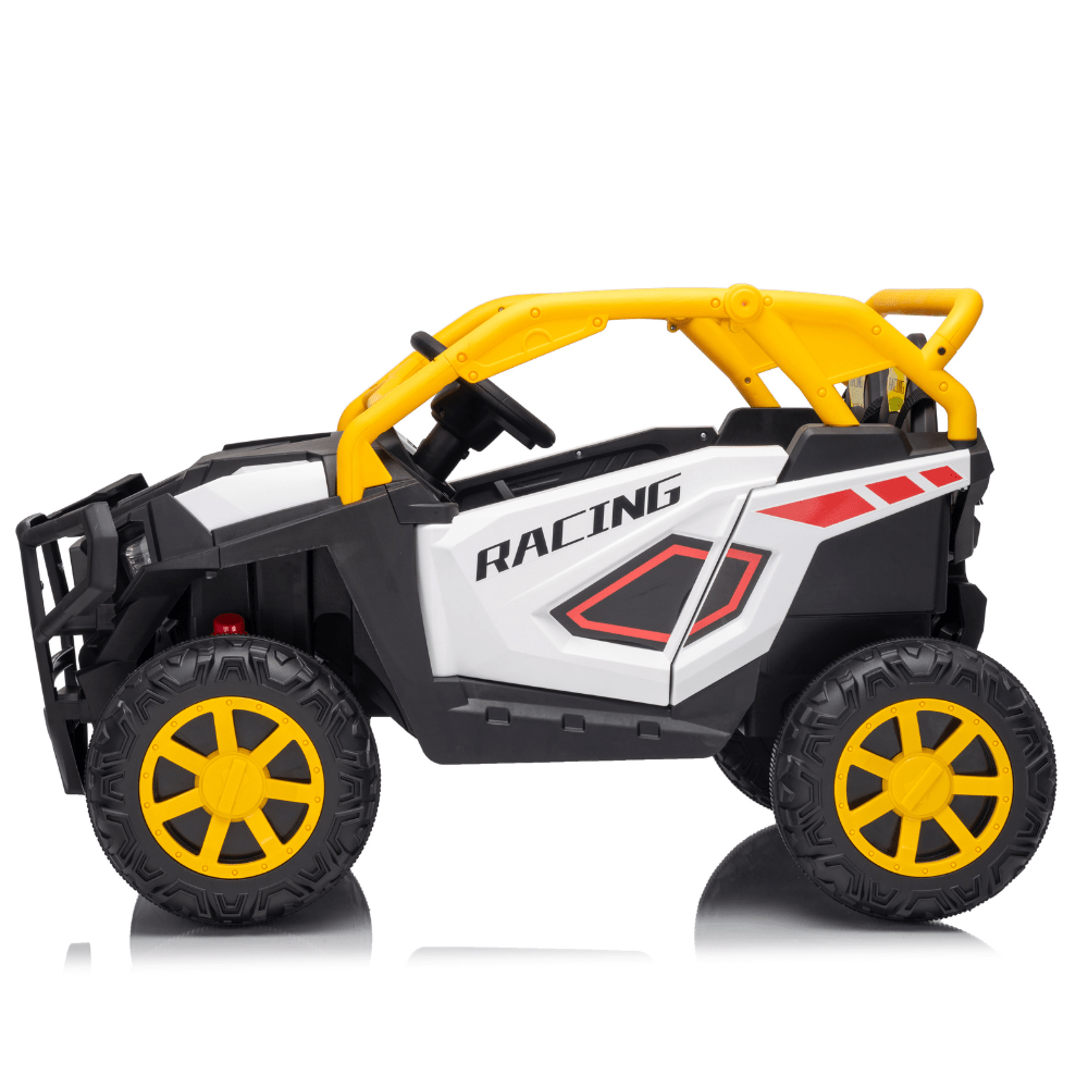 Ηλεκτροκίνητο Παιδικό Buggy UTV 12V – Με Τηλεχειριστήριο, EVA Τροχούς, MP3, USB & Ανάρτηση 4 Τροχών - ΛΕΥΚΟ - Image 2
