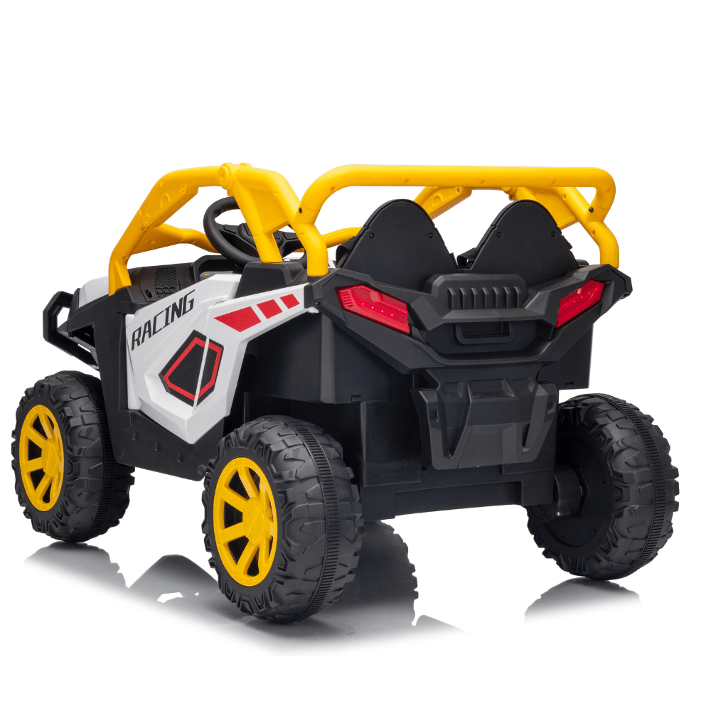 Ηλεκτροκίνητο Παιδικό Buggy UTV 12V – Με Τηλεχειριστήριο, EVA Τροχούς, MP3, USB & Ανάρτηση 4 Τροχών - ΛΕΥΚΟ - Image 3
