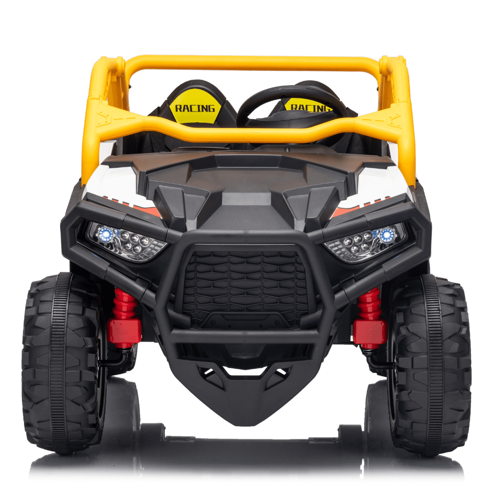 Ηλεκτροκίνητο Παιδικό Buggy UTV 12V – Με Τηλεχειριστήριο, EVA Τροχούς, MP3, USB & Ανάρτηση 4 Τροχών - ΛΕΥΚΟ - Image 4