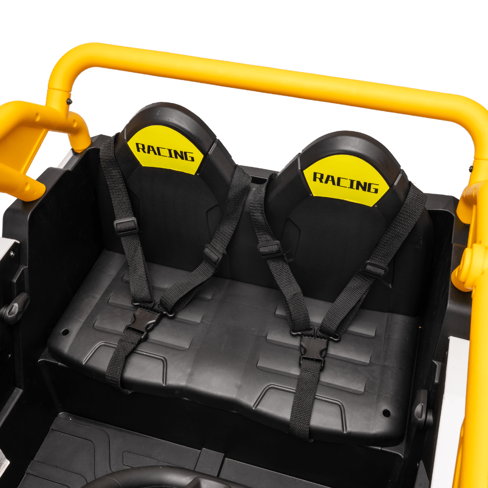 Ηλεκτροκίνητο Παιδικό Buggy UTV 12V – Με Τηλεχειριστήριο, EVA Τροχούς, MP3, USB & Ανάρτηση 4 Τροχών - ΛΕΥΚΟ - Image 7