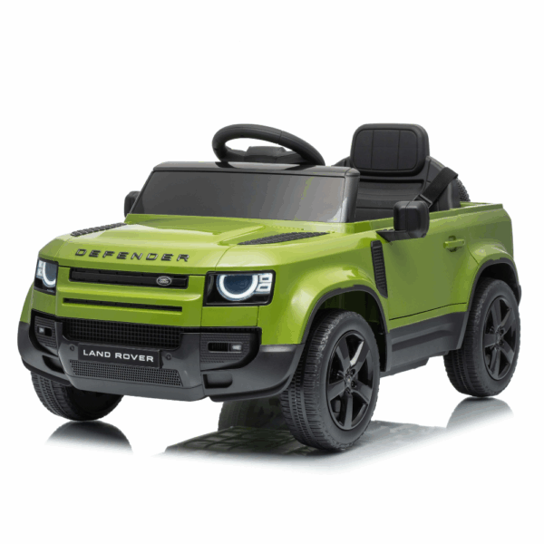 Land Rover Defender Licensed Ηλεκτροκίνητο Παιδικό Αυτοκίνητο 6V – Με Τηλεχειριστήριο, Bluetooth & LED Φώτα ΠΡΑΣΙΝΟ