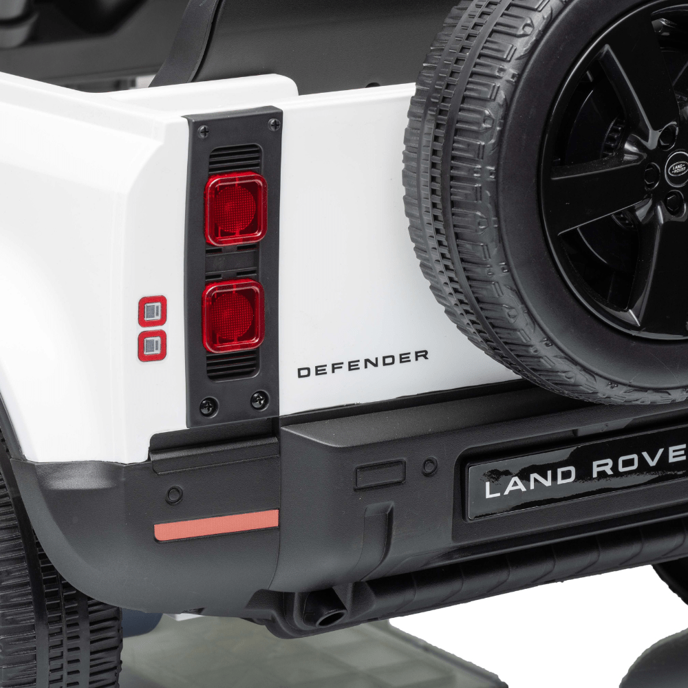 Land Rover Defender Licensed Ηλεκτροκίνητο Παιδικό Αυτοκίνητο 6V – Με Τηλεχειριστήριο, Bluetooth & LED Φώτα ΛΕΥΚΟ - Image 11