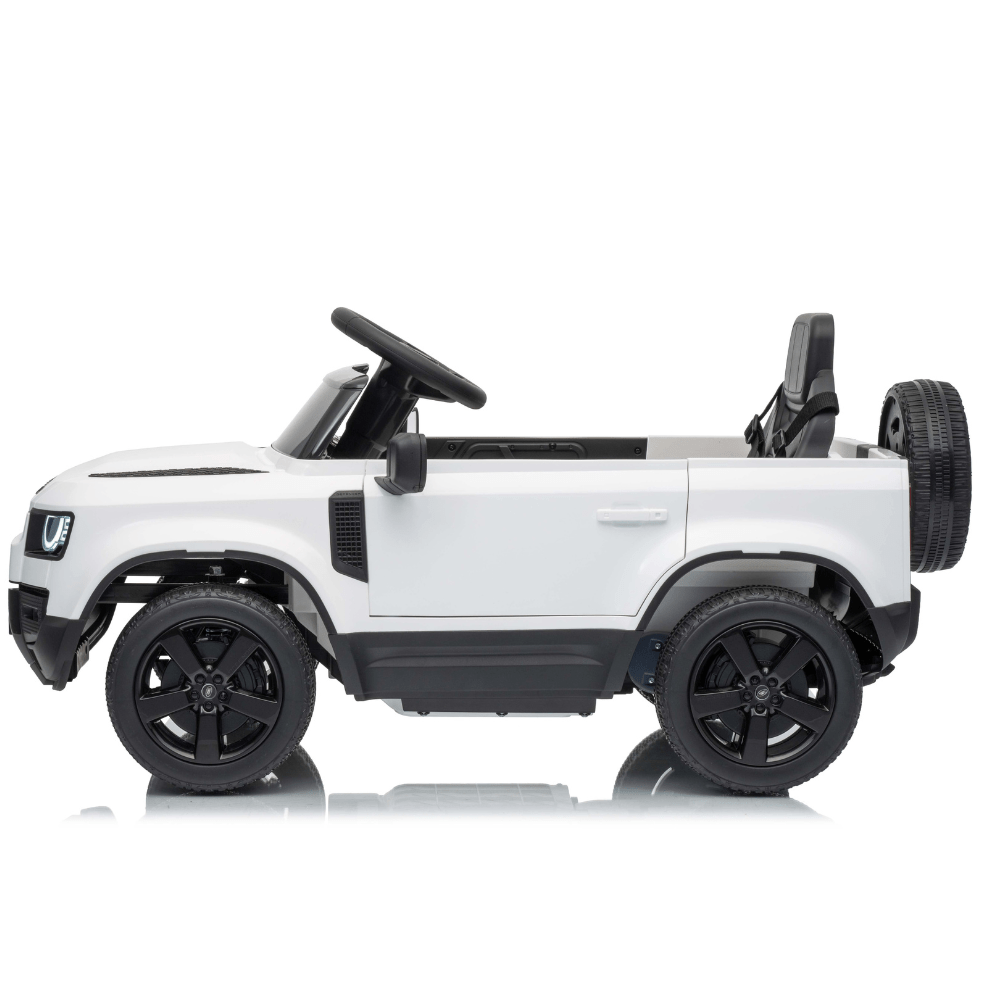 Land Rover Defender Licensed Ηλεκτροκίνητο Παιδικό Αυτοκίνητο 6V – Με Τηλεχειριστήριο, Bluetooth & LED Φώτα ΛΕΥΚΟ - Image 2