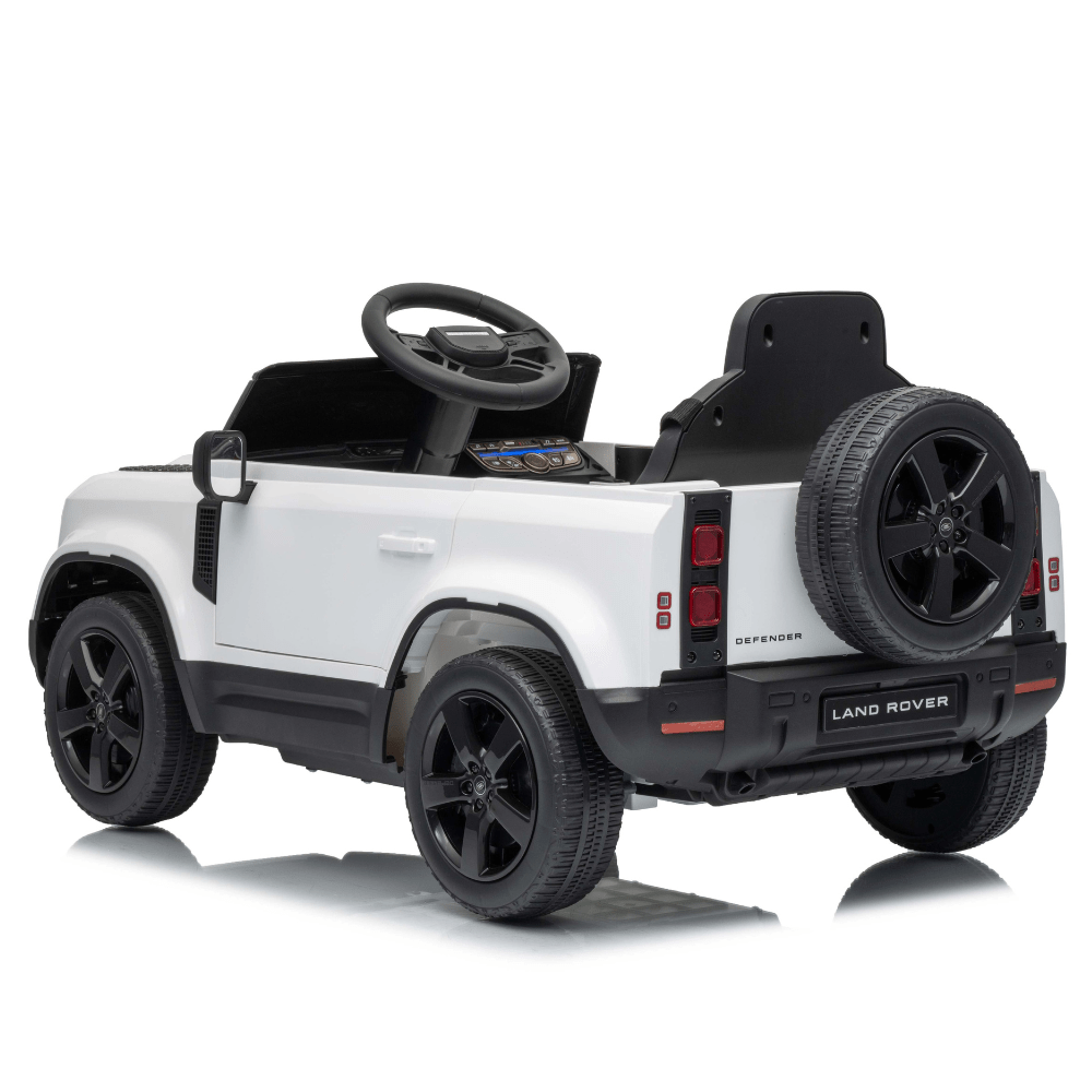 Land Rover Defender Licensed Ηλεκτροκίνητο Παιδικό Αυτοκίνητο 6V – Με Τηλεχειριστήριο, Bluetooth & LED Φώτα ΛΕΥΚΟ - Image 3
