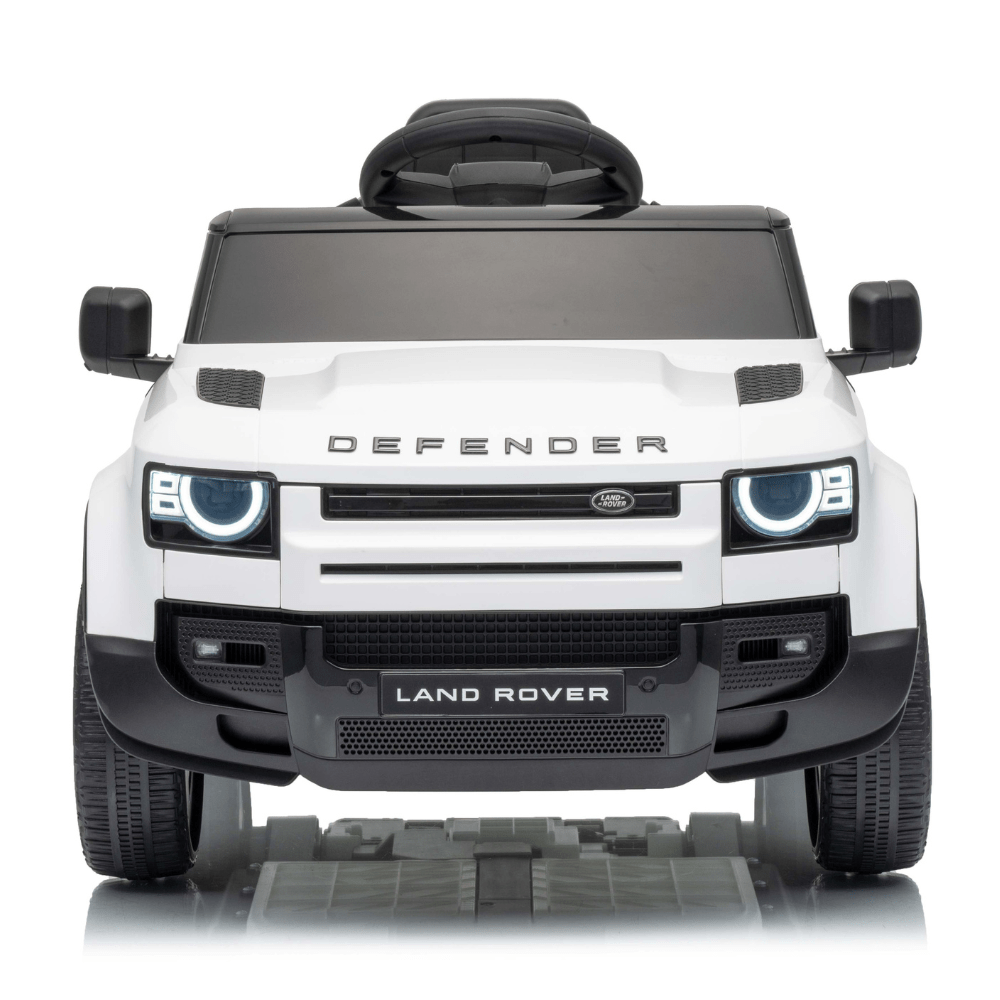 Land Rover Defender Licensed Ηλεκτροκίνητο Παιδικό Αυτοκίνητο 6V – Με Τηλεχειριστήριο, Bluetooth & LED Φώτα ΛΕΥΚΟ - Image 4