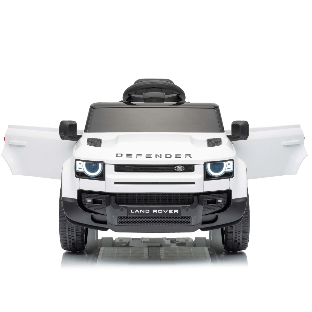 Land Rover Defender Licensed Ηλεκτροκίνητο Παιδικό Αυτοκίνητο 6V – Με Τηλεχειριστήριο, Bluetooth & LED Φώτα ΛΕΥΚΟ - Image 5