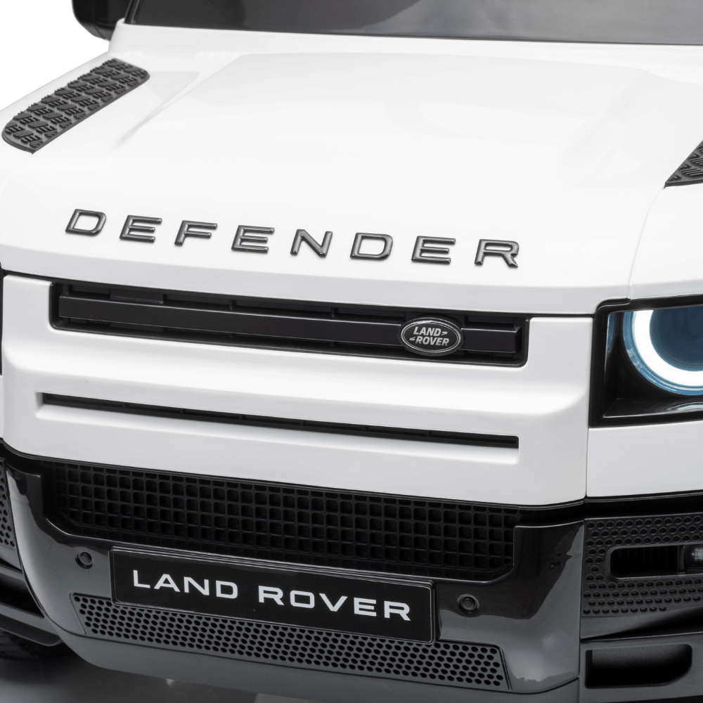 Land Rover Defender Licensed Ηλεκτροκίνητο Παιδικό Αυτοκίνητο 6V – Με Τηλεχειριστήριο, Bluetooth & LED Φώτα ΛΕΥΚΟ - Image 7