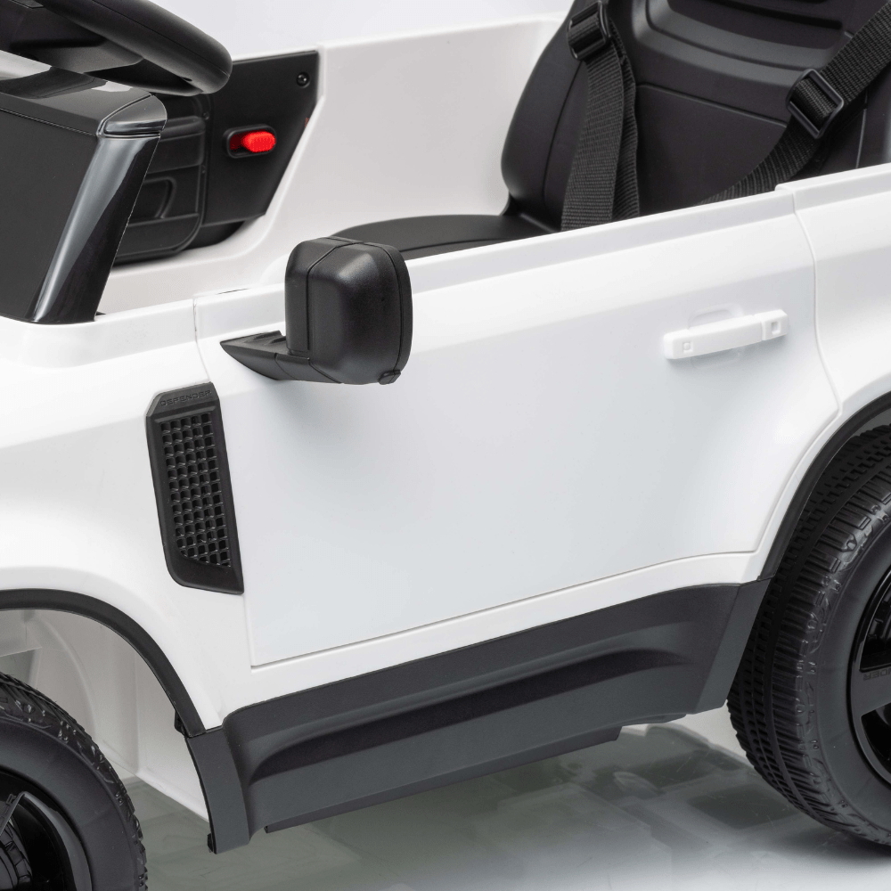 Land Rover Defender Licensed Ηλεκτροκίνητο Παιδικό Αυτοκίνητο 6V – Με Τηλεχειριστήριο, Bluetooth & LED Φώτα ΛΕΥΚΟ - Image 8