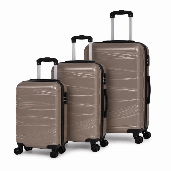 MILANO Σετ Βαλίτσες 3 Τεμαχίων 20″-24″-28″ – Σκληρές, Ελαφριές & Ανθεκτικές – ΣΑΜΠΑΝΙ
