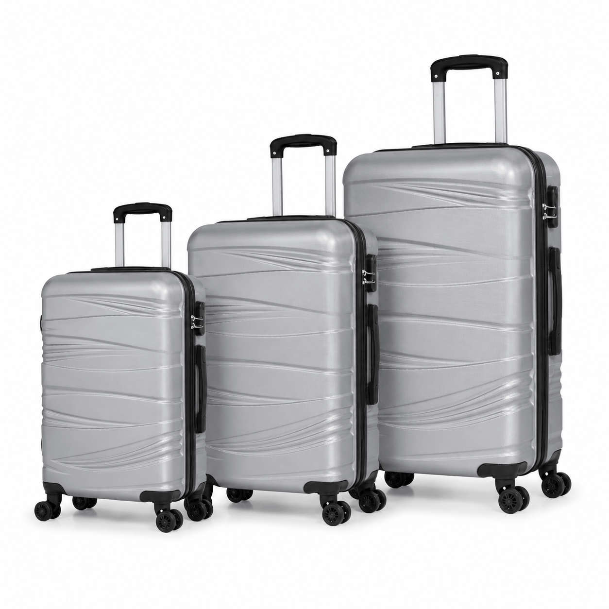 MILANO Σετ Βαλίτσες 3 Τεμαχίων 20″-24″-28″ – Σκληρές, Ελαφριές & Ανθεκτικές – ΑΣΗΜΙ