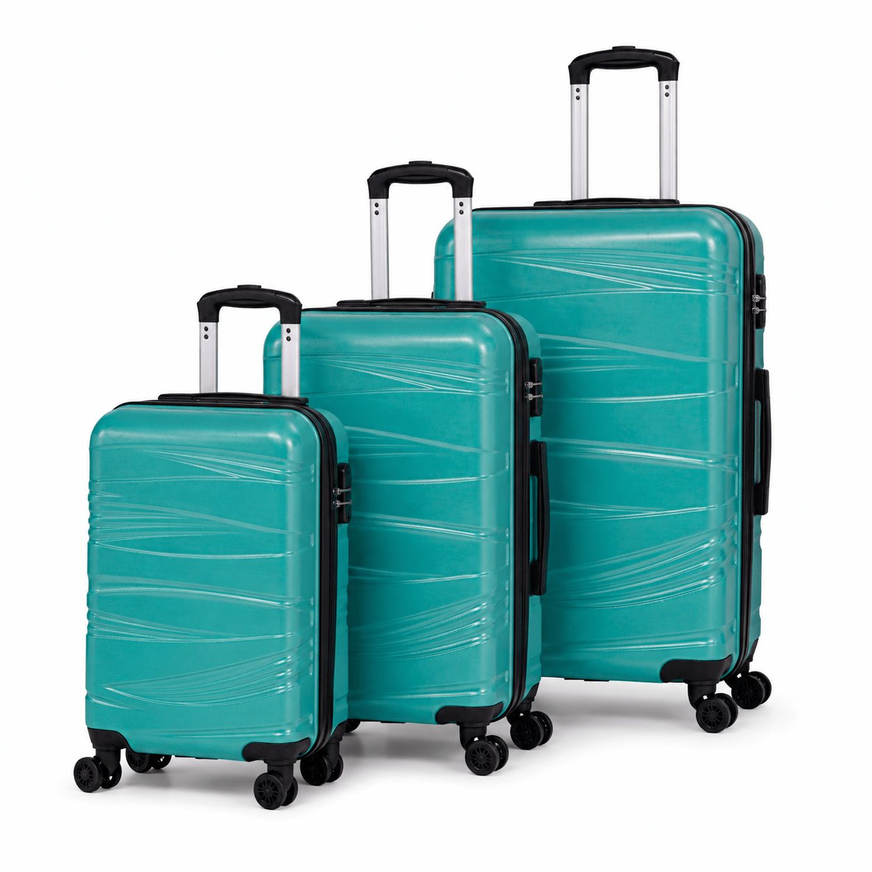 MILANO Σετ Βαλίτσες 3 Τεμαχίων 20″-24″-28″ – Σκληρές, Ελαφριές & Ανθεκτικές – ΠΕΤΡΟΛ