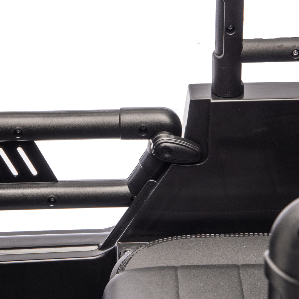 Ηλεκτροκίνητο Παιδικό Jeep Off-Road 12V – Με Τηλεχειριστήριο, LED Φώτα, Μουσική & Ανοιγόμενες Πόρτες - ΜΑΥΡΟ - Image 10