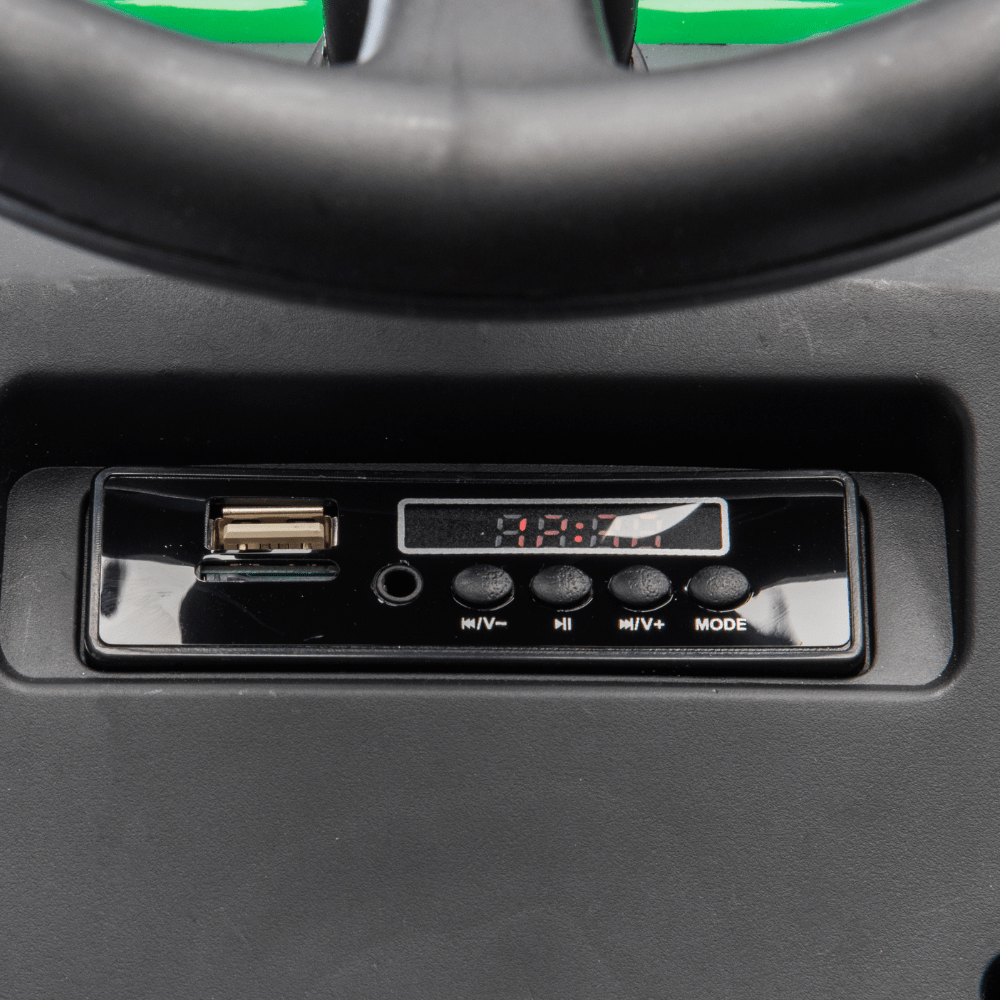 Παιδικό Ηλεκτροκίνητο Τρακτέρ 12V με Τρέιλερ – MP3, USB & Μουσική – ΠΡΑΣΙΝΟ - Image 9
