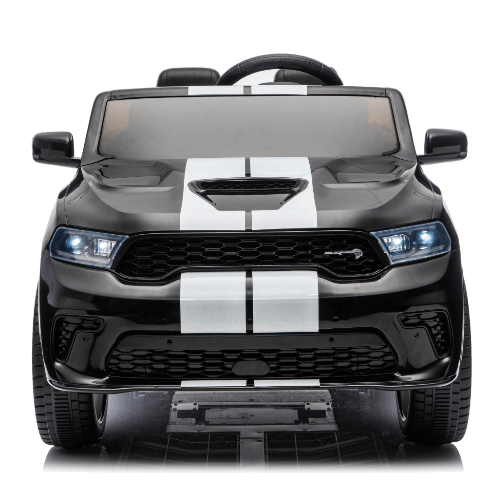Licensed DODGE Durango SRT Hellcat Ηλεκτροκίνητο Παιδικό Αυτοκίνητο 12V – Με Τηλεχειριστήριο, Bluetooth & LED Φώτα ΜΑΥΡΟ - Image 4