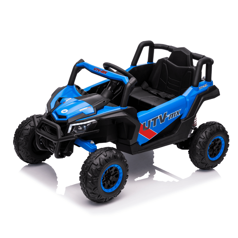 Ηλεκτροκίνητο Παιδικό Buggy Off-Road 12V – Με Τηλεχειριστήριο, Bluetooth, LED Φώτα & Ανάρτηση - ΜΠΛΕ - Image 10
