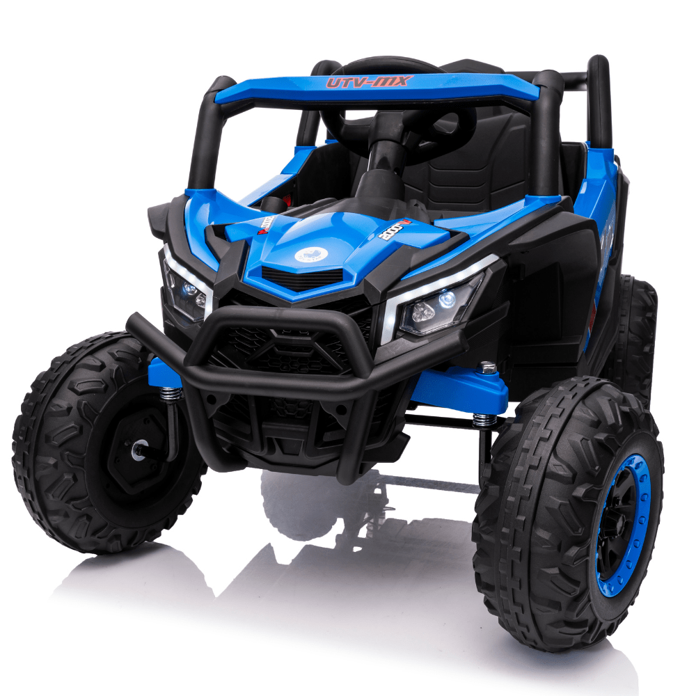 Ηλεκτροκίνητο Παιδικό Buggy Off-Road 12V – Με Τηλεχειριστήριο, Bluetooth, LED Φώτα & Ανάρτηση - ΜΠΛΕ - Image 11