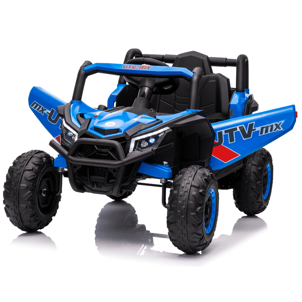 Ηλεκτροκίνητο Παιδικό Buggy Off-Road 12V – Με Τηλεχειριστήριο, Bluetooth, LED Φώτα & Ανάρτηση - ΜΠΛΕ - Image 7