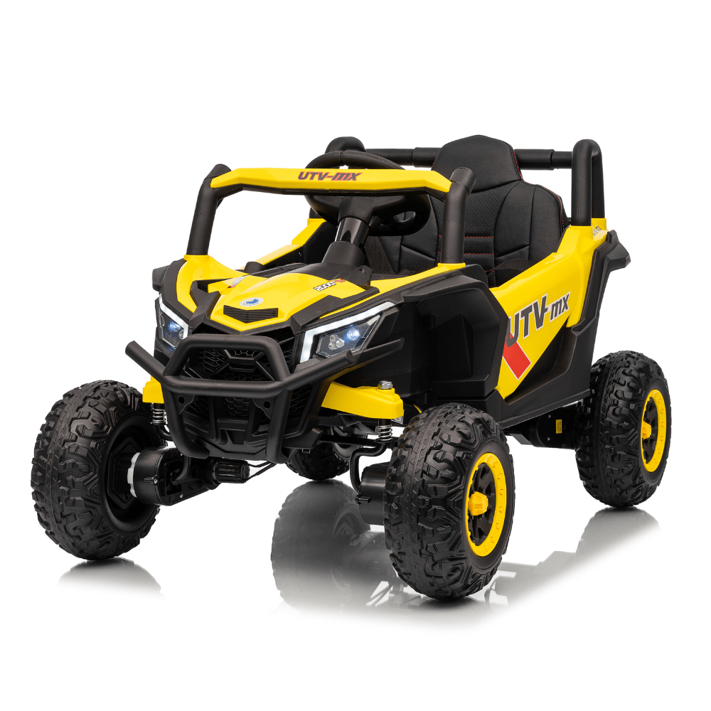 Ηλεκτροκίνητο Παιδικό Buggy Off-Road 12V – Με Τηλεχειριστήριο, Bluetooth, LED Φώτα & Ανάρτηση - ΚΙΤΡΙΝΟ